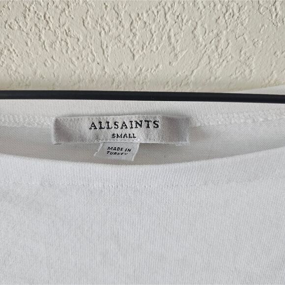 AllSaints Off the Shoulder Oversized Top - Picture 5 of 7